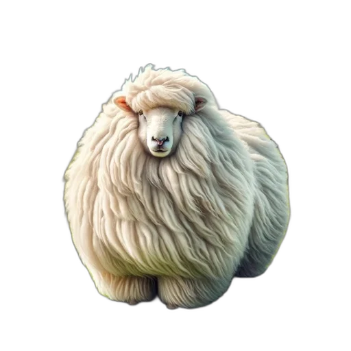 animal, creature, hair, face, concept art, 3d render, photorealistic, pixel art transparent PNG cut-out