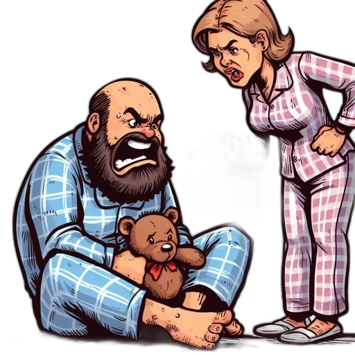 comic book art, concept art, two, individuals, argue, passionately, one, person transparent PNG cut-out