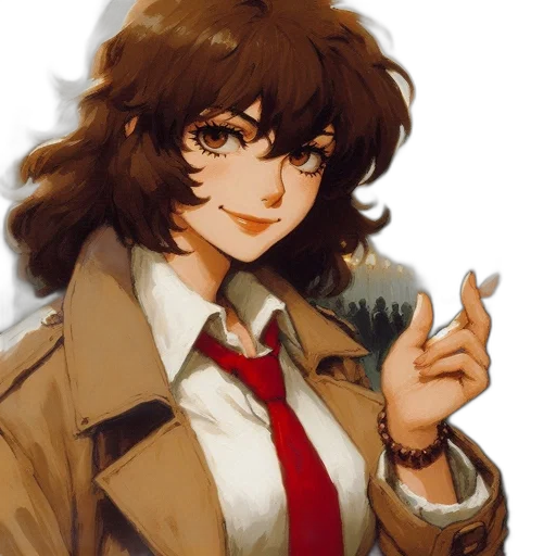 jacket, staff, face, weapon, anime, pixel art, concept art, photorealistic transparent PNG cut-out