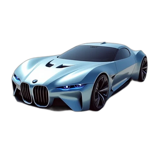 car, 3d render, photorealistic, concept art, digital, illustration, futuristic, sleek transparent PNG cut-out