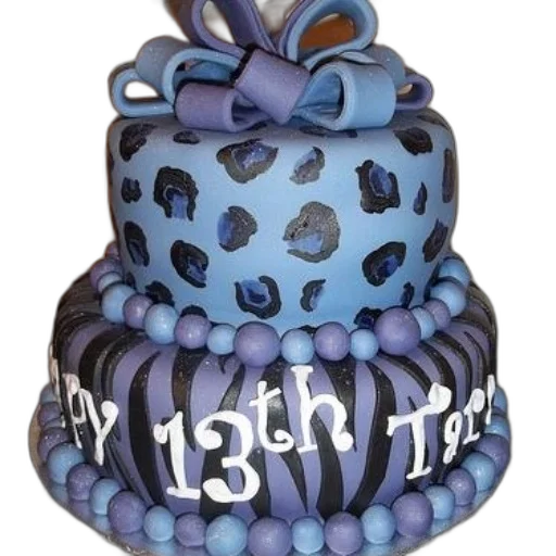 crown, jewelry, 3d render, blue, two-tiered, birthday, cake, black transparent PNG cut-out