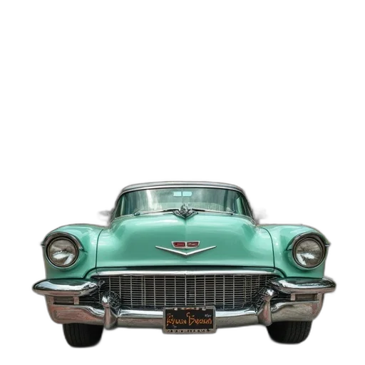 car, 3d render, photorealistic, old transparent PNG cut-out