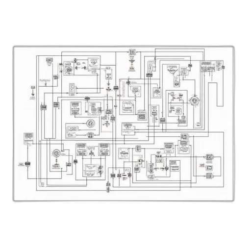 robot, detailed, circuit, diagram, various, components, connections, including transparent PNG cut-out
