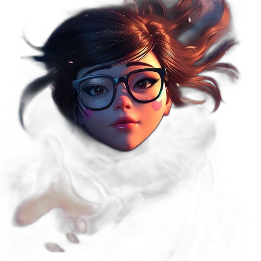 face, hair, mask, dragon, fantasy art, concept art, anime, photorealistic transparent PNG cut-out