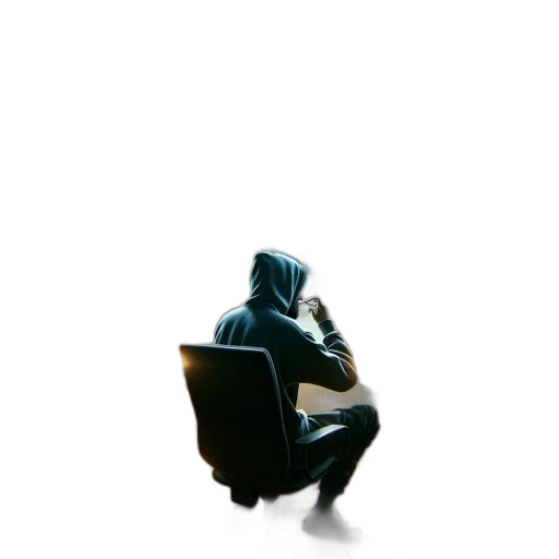 furniture, jacket, robot, mask, concept art, 3d render, pixel art, cyberpunk transparent PNG cut-out