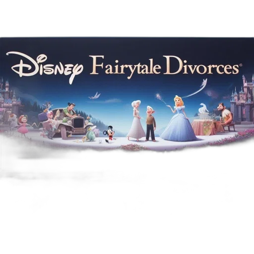 billboard, disney, fairytale, divorces, cartoonish, scene, features, princess transparent PNG cut-out