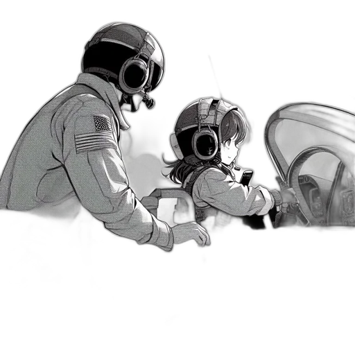 robot, mask, concept art, comic book art, cyberpunk, pencil sketch, outer space, underwater transparent PNG cut-out