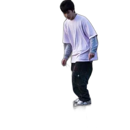 jacket, shoes, staff, creature, 3d render, photorealistic, vaporwave, concept art transparent PNG cut-out