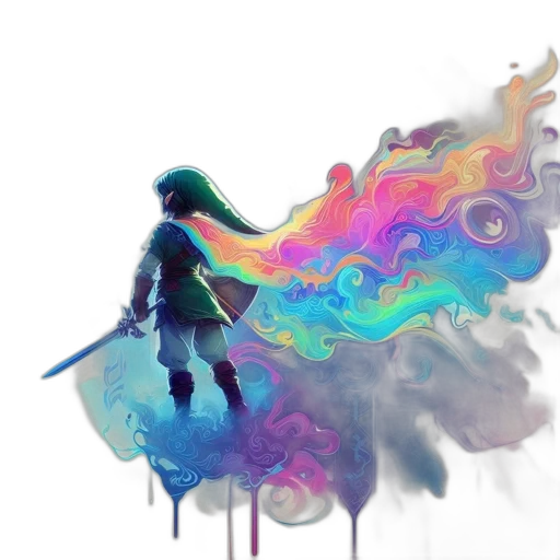 sword, dragon, weapon, concept art, fantasy art, pixel art, watercolor, fog transparent PNG cut-out