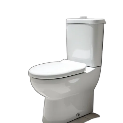furniture, robot, staff, crown, 3d render, photorealistic, white, toilet transparent PNG cut-out