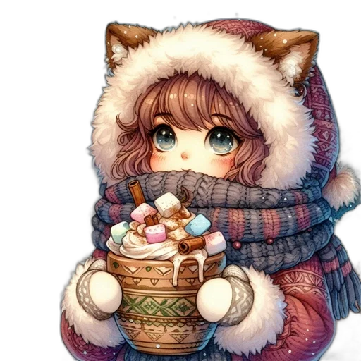 staff, food, pixel art, fantasy art, concept art, anime, snow, monochrome transparent PNG cut-out
