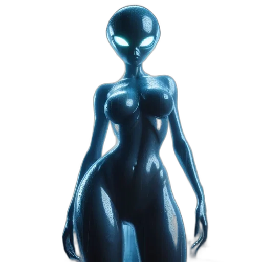robot, dress, creature, mask, concept art, 3d render, fantasy art, comic book art transparent PNG cut-out