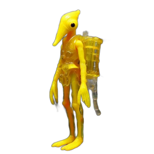 creature, robot, animal, staff, concept art, 3d render, pixel art, fantasy art transparent PNG cut-out