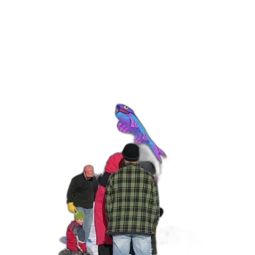 dragon, umbrella, creature, jacket, vaporwave, concept art, 3d render, watercolor transparent PNG cut-out