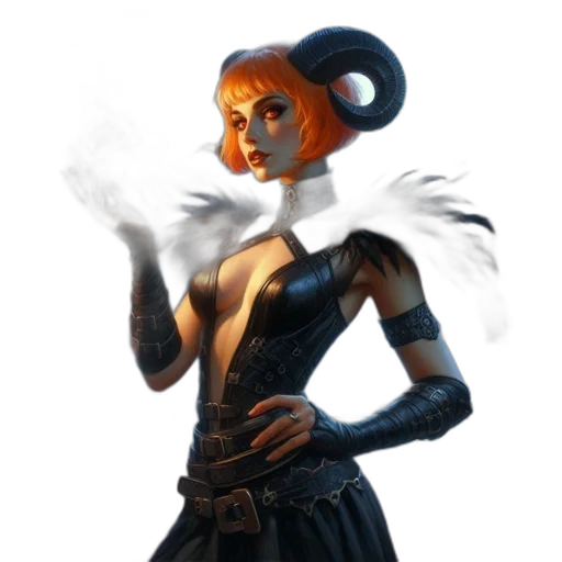 staff, mask, dress, concept art, fantasy art, 3d render, pixel art, fire transparent PNG cut-out