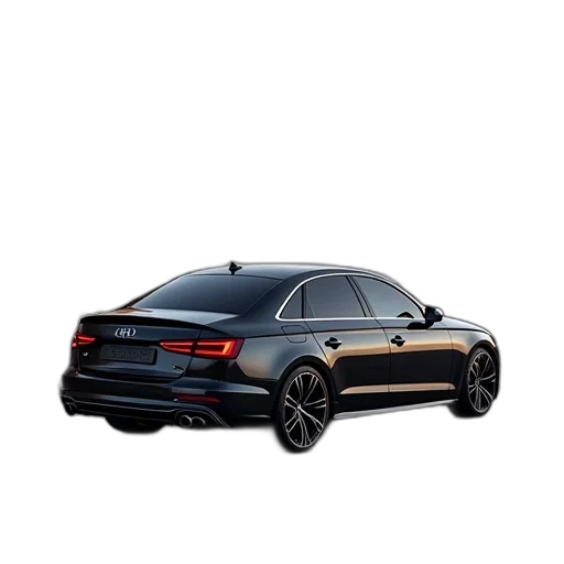 car, 3d render, photorealistic, sedan transparent PNG cut-out