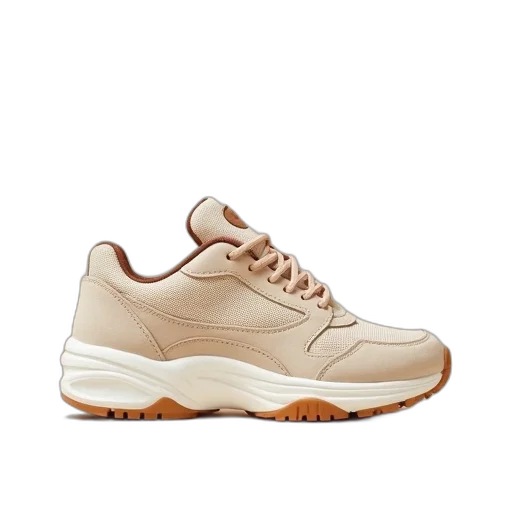 shoes, 3d render, earth tones, cold transparent PNG cut-out