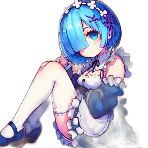 dress, robot, staff, weapon, anime, pixel art, concept art, fantasy art transparent PNG cut-out