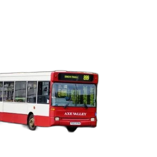 car, 3d render, photorealistic, concept art, red, white, bus, axe transparent PNG cut-out