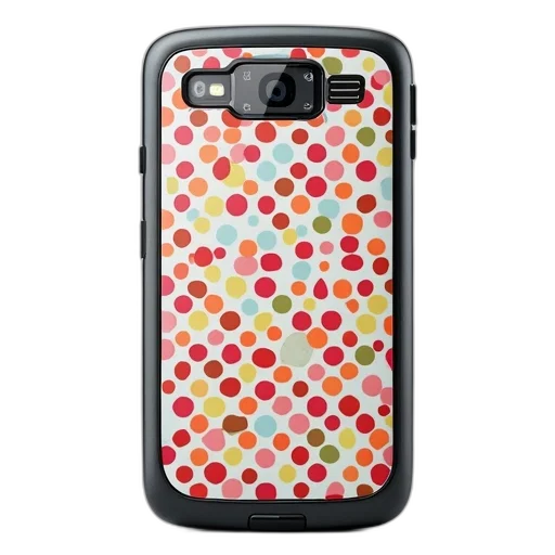 colorful, polka, dot, pattern, hard, case, blackberry transparent PNG cut-out