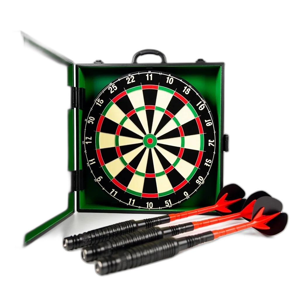 weapon, 3d render, photorealistic, dartboard, black, frame, green, numbers transparent PNG cut-out