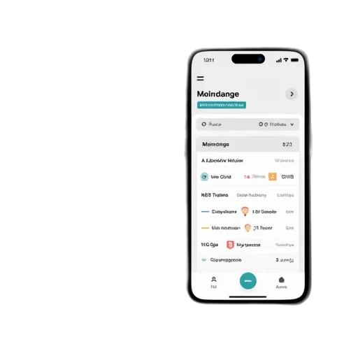 phone, screen, showing, exercise transparent PNG cut-out