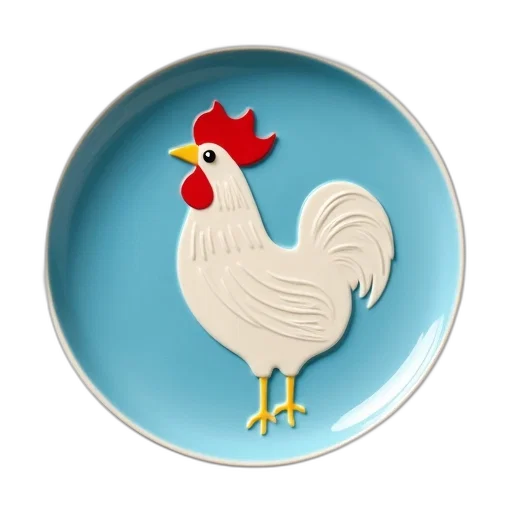 food, jewelry, animal, 3d render, photorealistic, concept art, ceramic, plate transparent PNG cut-out