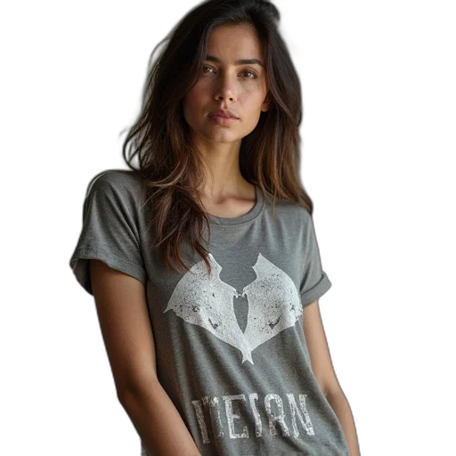 person, distressed, shirt, ladies transparent PNG cut-out