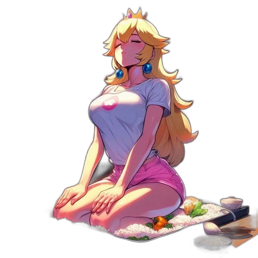 dress, food, concept art, pixel art, anime, watercolor, neon lights, fire transparent PNG cut-out