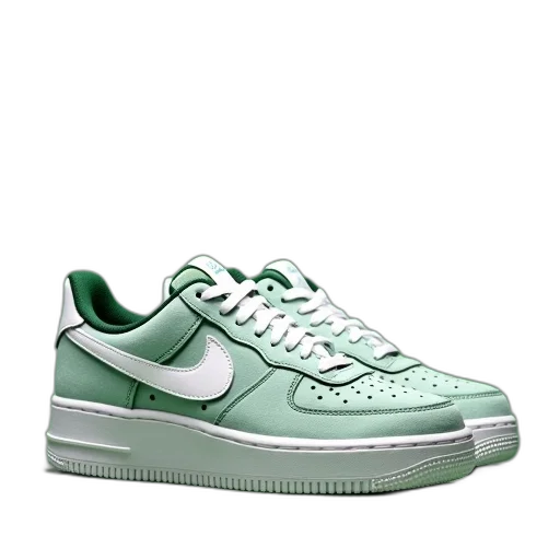 shoes, vaporwave, green, pastel transparent PNG cut-out