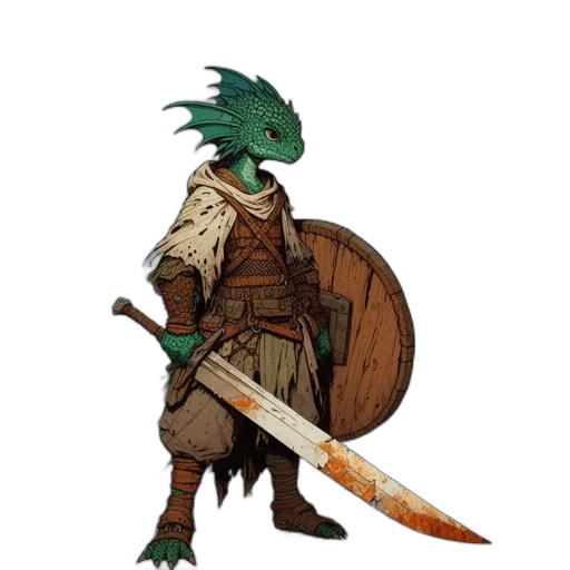 dragon, staff, creature, sword, fantasy art, concept art, pixel art, 3d render transparent PNG cut-out