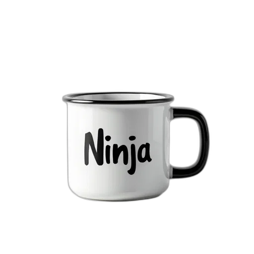 bottle, 3d render, anime, photorealistic, white, coffee, mug, text transparent PNG cut-out