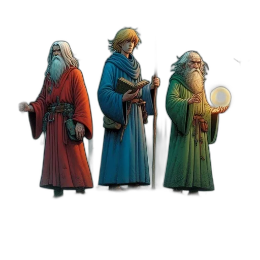 staff, concept art, fantasy art, 3d render, pixel art, blue, three, elderly transparent PNG cut-out