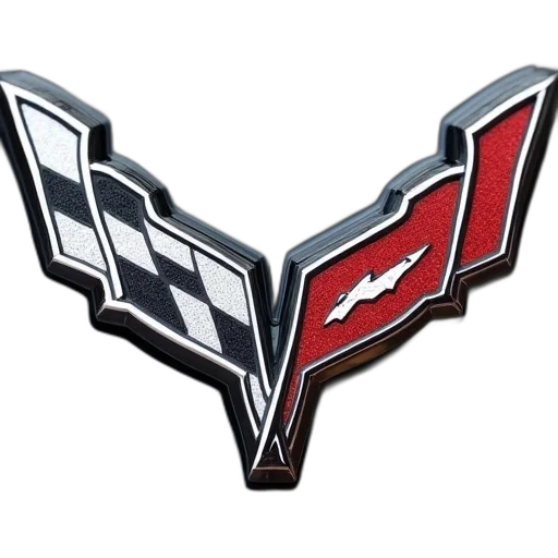 car, decal, corvette, logo transparent PNG cut-out