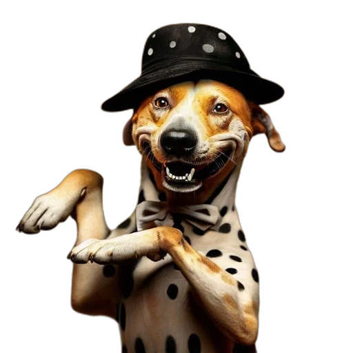 hat, animal, staff, face, photorealistic, 3d render, cartoon, concept art transparent PNG cut-out