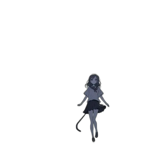 creature, staff, robot, dress, pixel art, concept art, 3d render, anime transparent PNG cut-out