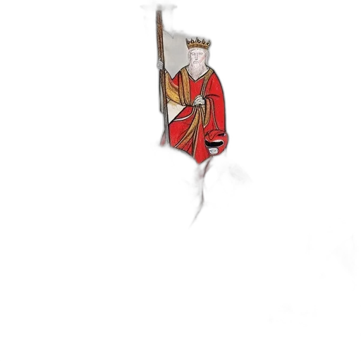staff, crown, sword, jacket, concept art, pixel art, 3d render, fantasy art transparent PNG cut-out