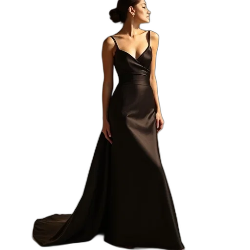 dress, jewelry, photorealistic, concept art, fantasy art, 3d render, dark, earth tones transparent PNG cut-out