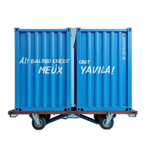 furniture, two, containers, shipping transparent PNG cut-out
