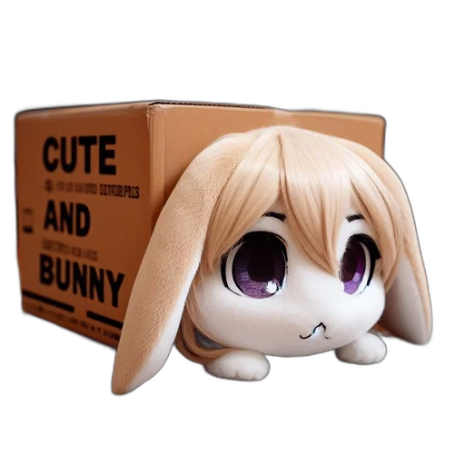 animal, hat, creature, furniture, anime, cartoon, 3d render, pixel art transparent PNG cut-out