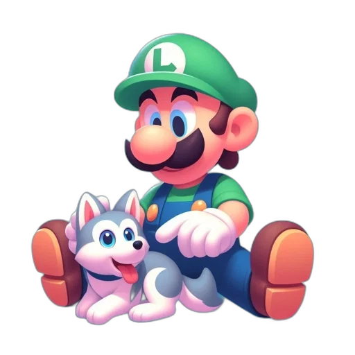 animal, pixel art, 3d render, watercolor transparent PNG cut-out
