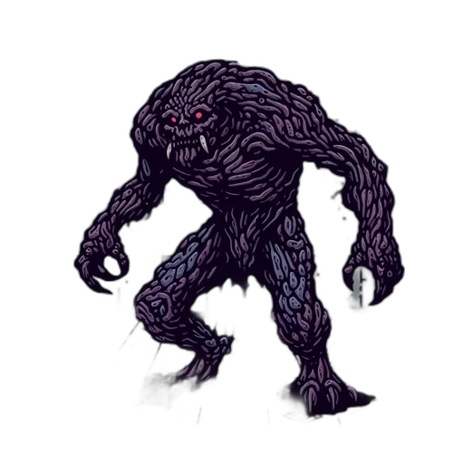 creature, animal, hair, mask, concept art, pixel art, comic book art, 3d render transparent PNG cut-out