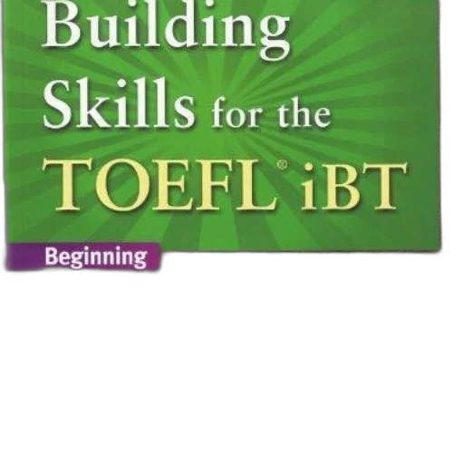 book, cover, titled, building, skills, toefl, ibt, green transparent PNG cut-out