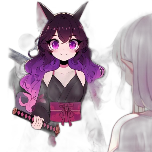 weapon, staff, anime, fantasy art, pixel art, concept art, fire, dark transparent PNG cut-out