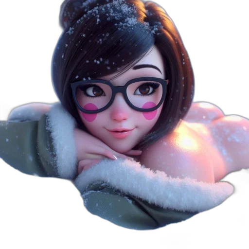 creature, hat, face, robot, 3d render, concept art, photorealistic, cartoon transparent PNG cut-out