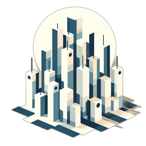 building, pixel art, 3d render, concept art, cartoon, abstract, rendition, futuristic transparent PNG cut-out