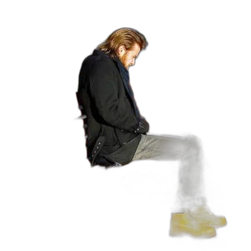 hair, jacket, staff, shoes, concept art, photorealistic, pixel art, fog transparent PNG cut-out