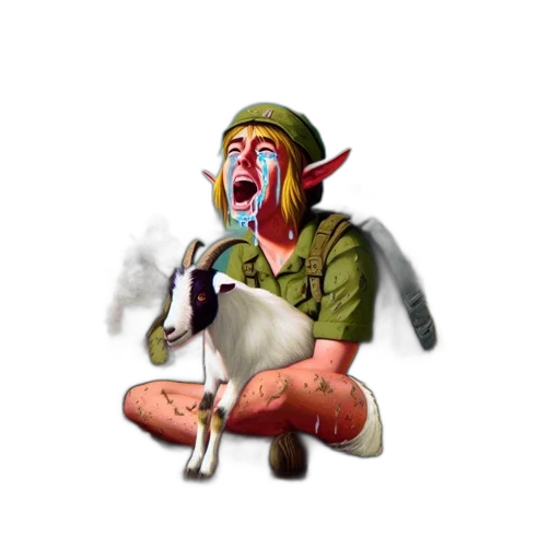 staff, mask, creature, animal, concept art, fantasy art, pixel art, 3d render transparent PNG cut-out