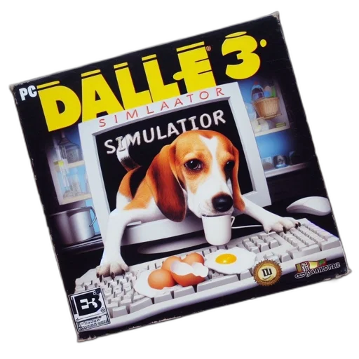 3d render, photorealistic, pixel art, game, box, shows, beagle, dog transparent PNG cut-out