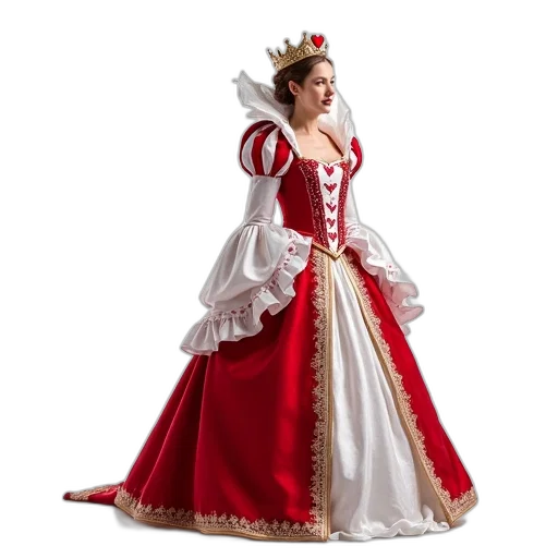 crown, dress, photorealistic, concept art transparent PNG cut-out